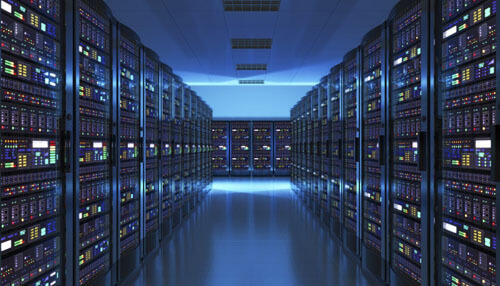 Data center server room storage infrastructure